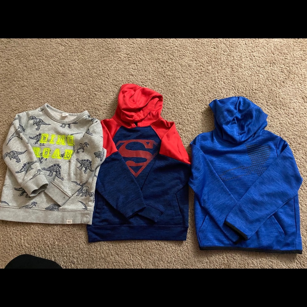 Boys sweatshirts size 5 & XS